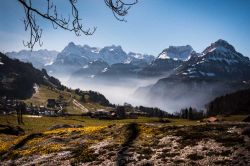 Aussicht vom Druidenstein bei Morschach